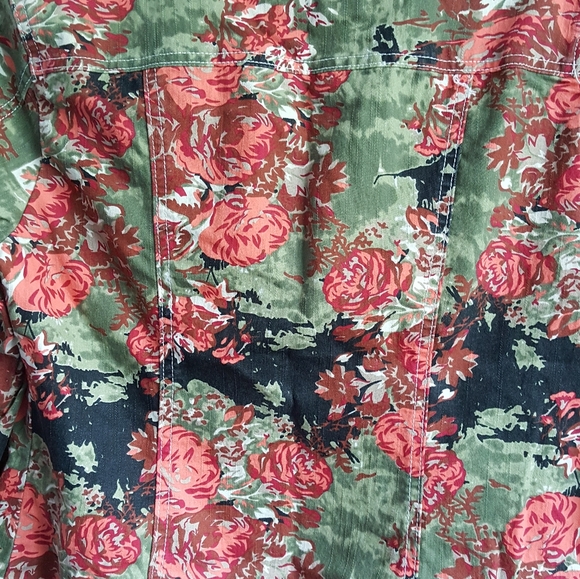 colorful jean jacket - Picture 7 of 13